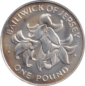 1972 SILVER BAILIWICK OF JERSEY ONE POUND - SILVER WORLD COINS - Cambridgeshire Coins