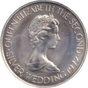 1972 SILVER BAILIWICK OF JERSEY TWO POUNDS FIFTY PENCE - SILVER WORLD COINS - Cambridgeshire Coins