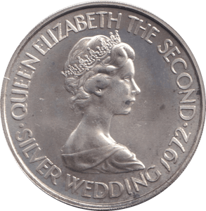1972 SILVER BAILIWICK OF JERSEY TWO POUNDS - SILVER WORLD COINS - Cambridgeshire Coins