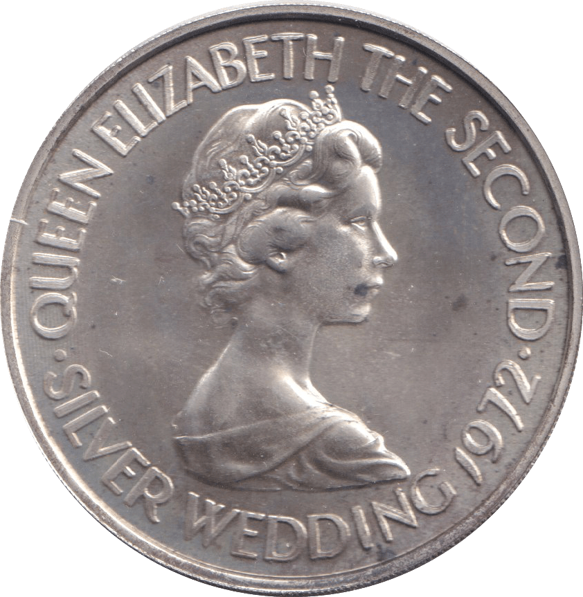 1972 SILVER BAILIWICK OF JERSEY TWO POUNDS - SILVER WORLD COINS - Cambridgeshire Coins