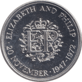 1972 SILVER ELIZABETH AND PHILIP ( PROOF ) - £5 Silver Proof - Cambridgeshire Coins