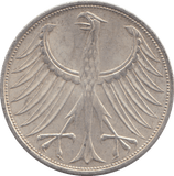 1972 SILVER GERMANY 5 MARKS - SILVER WORLD COINS - Cambridgeshire Coins
