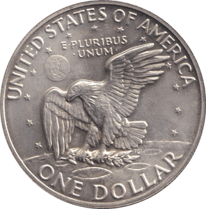 1972 SILVER ONE DOLLAR USA EISENHOWER - SILVER WORLD COINS - Cambridgeshire Coins