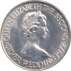 1972 SILVER ONE POUND BAILIWICK OF JERSEY - SILVER WORLD COINS - Cambridgeshire Coins