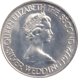 1972 SILVER ONE POUND BAILIWICK OF JERSEY - SILVER WORLD COINS - Cambridgeshire Coins