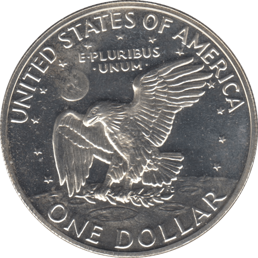 1972 SILVER PROOF EISENHOWER DOLLAR USA - SILVER WORLD COINS - Cambridgeshire Coins