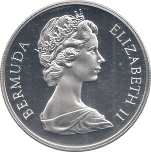 1972 SILVER PROOF ONE DOLLAR SILVER WEDDING - SILVER WORLD COINS - Cambridgeshire Coins