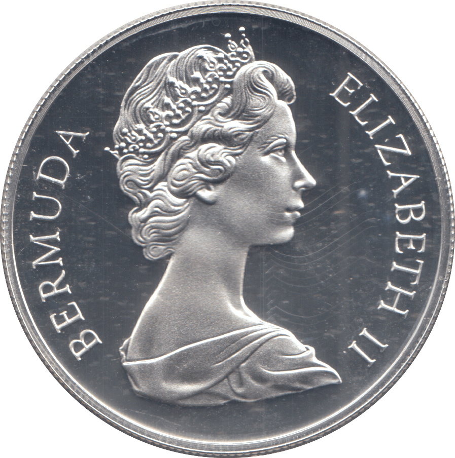 1972 SILVER PROOF ONE DOLLAR SILVER WEDDING - SILVER WORLD COINS - Cambridgeshire Coins