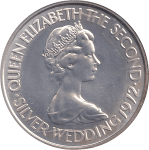 1972 SILVER TWO POUND BAILIWICK OF JERSEY - SILVER WORLD COINS - Cambridgeshire Coins
