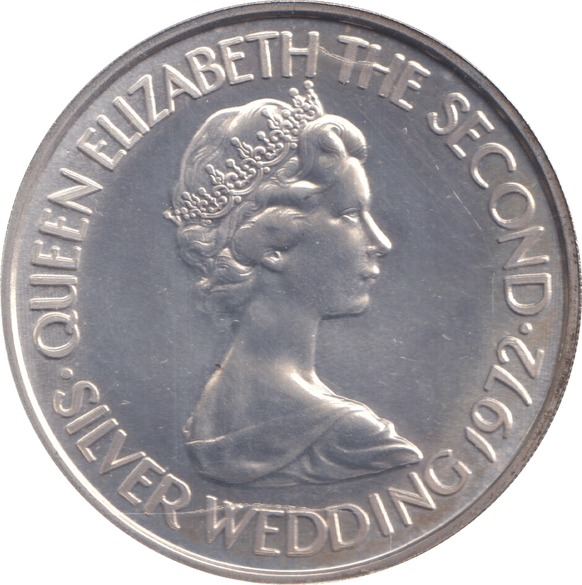 1972 SILVER TWO POUND BAILIWICK OF JERSEY - SILVER WORLD COINS - Cambridgeshire Coins