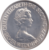1972 SILVER TWO POUND BAILIWICK OF JERSEY - SILVER WORLD COINS - Cambridgeshire Coins