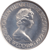 1972 SILVER TWO POUND FIFTY PENCE BAILIWICK OF JERSEY - SILVER WORLD COINS - Cambridgeshire Coins
