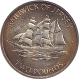 1972 SILVER TWO POUNDS JERSEY - WORLD COINS - Cambridgeshire Coins