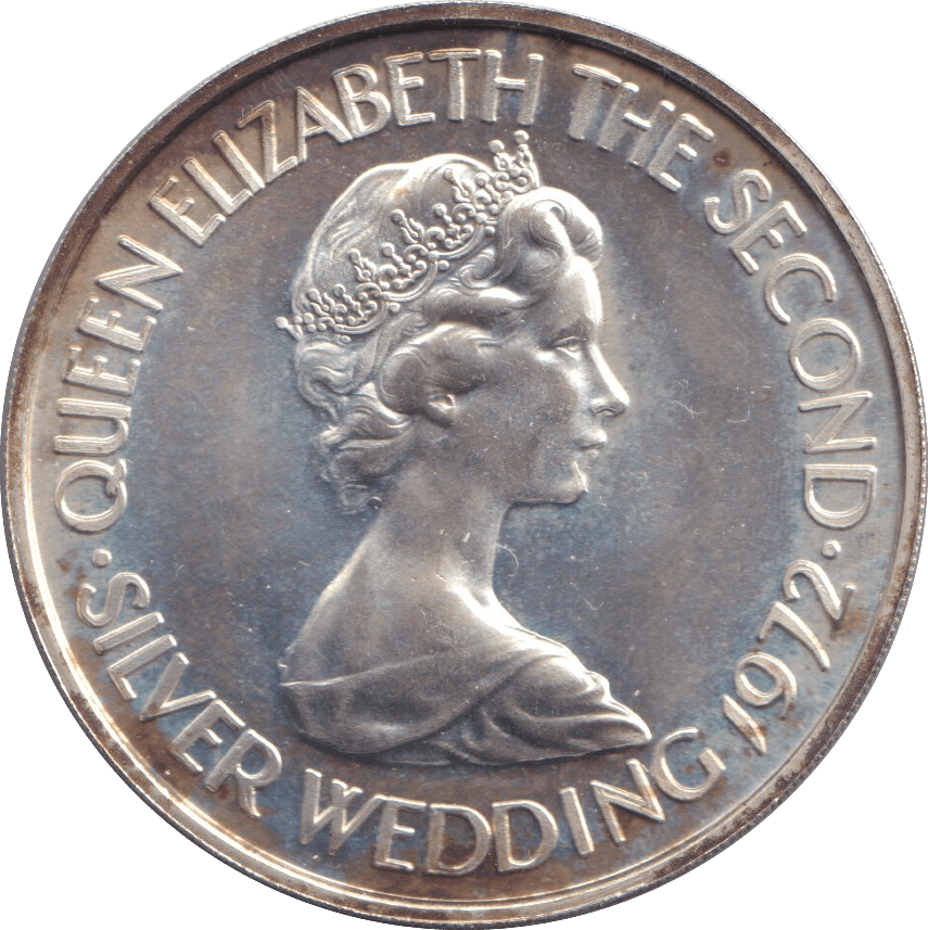 1972 SILVER TWO POUNDS JERSEY - WORLD COINS - Cambridgeshire Coins