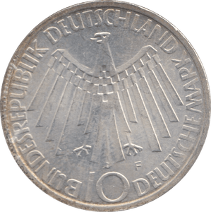 1972 SILVER WEST GERMANY 10 MARK OLYMPIC - SILVER WORLD COINS - Cambridgeshire Coins