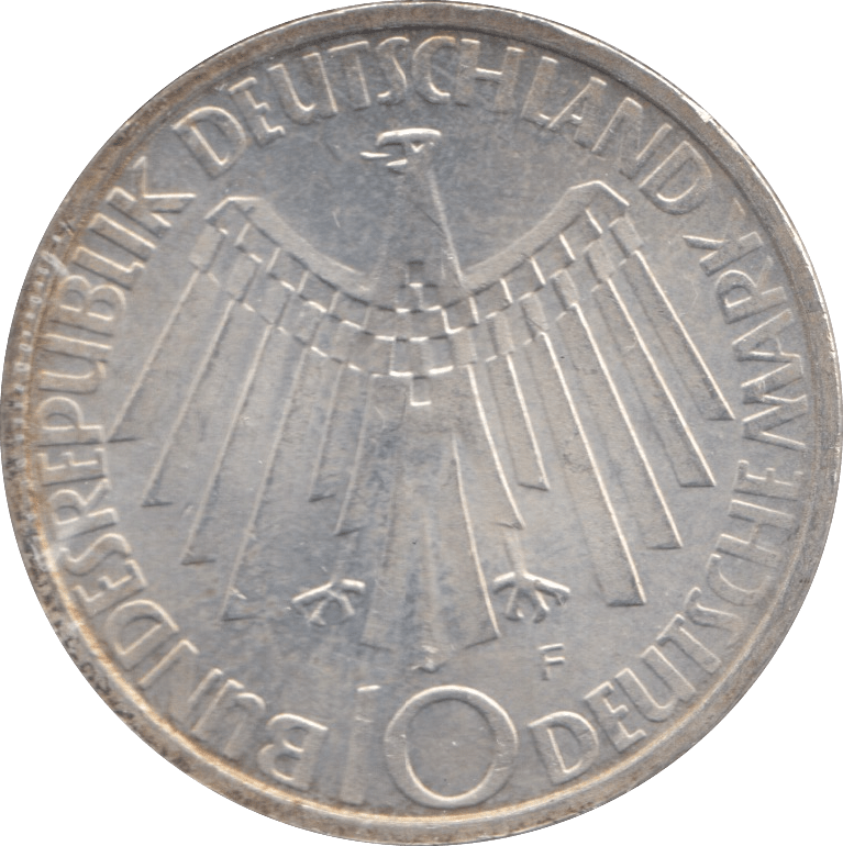 1972 SILVER WEST GERMANY 10 MARK OLYMPIC - SILVER WORLD COINS - Cambridgeshire Coins