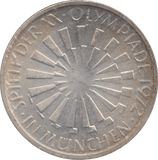 1972 SILVER WEST GERMANY 10 MARK OLYMPIC - SILVER WORLD COINS - Cambridgeshire Coins