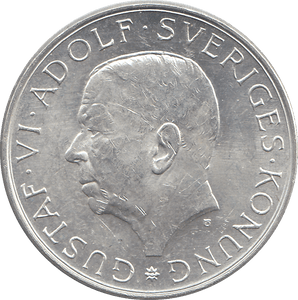 1972 SWEDEN SILVER 10 KRONER - WORLD COINS - Cambridgeshire Coins