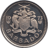 1973 10 CENTS BARBADOS (PROOF) - WORLD COINS - Cambridgeshire Coins