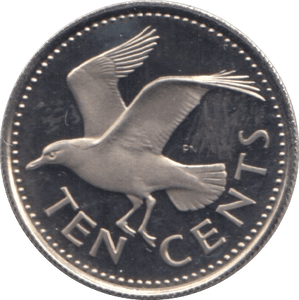 1973 10 CENTS BARBADOS (PROOF) - WORLD COINS - Cambridgeshire Coins