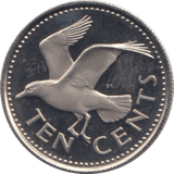 1973 10 CENTS BARBADOS (PROOF) - WORLD COINS - Cambridgeshire Coins