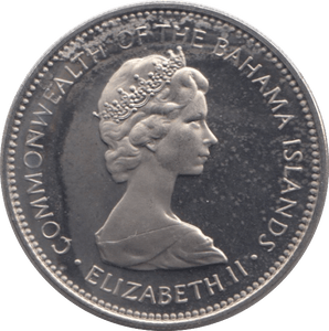1973 25 CENTS BAHAMAS ( PROOF ) - WORLD COINS - Cambridgeshire Coins