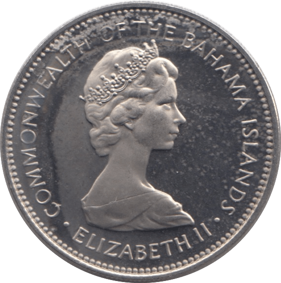 1973 25 CENTS BAHAMAS ( PROOF ) - WORLD COINS - Cambridgeshire Coins