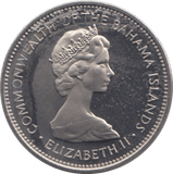1973 25 CENTS BAHAMAS ( PROOF ) - WORLD COINS - Cambridgeshire Coins