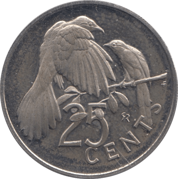 1973 25 CENTS BRITISH VIRGIN ISLANDS (PROOF) - SILVER WORLD COINS - Cambridgeshire Coins