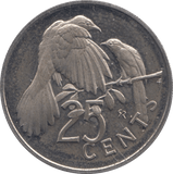 1973 25 CENTS BRITISH VIRGIN ISLANDS (PROOF) - SILVER WORLD COINS - Cambridgeshire Coins