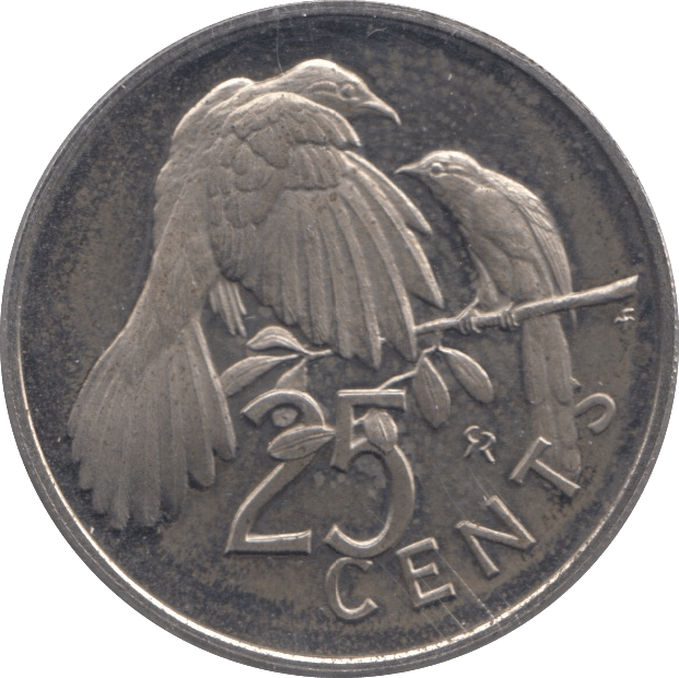 1973 25 CENTS BRITISH VIRGIN ISLANDS (PROOF) - SILVER WORLD COINS - Cambridgeshire Coins