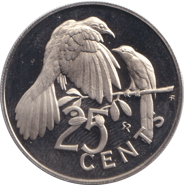 1973 25 CENTS BRITISH VIRGIN ISLANDS - WORLD COINS - Cambridgeshire Coins