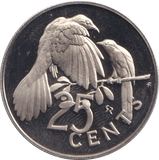 1973 25 CENTS BRITISH VIRGIN ISLANDS - WORLD COINS - Cambridgeshire Coins