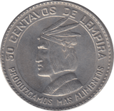 1973 50 CENTAVOS HONDURAS - WORLD COINS - Cambridgeshire Coins