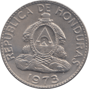 1973 50 CENTAVOS HONDURAS - WORLD COINS - Cambridgeshire Coins