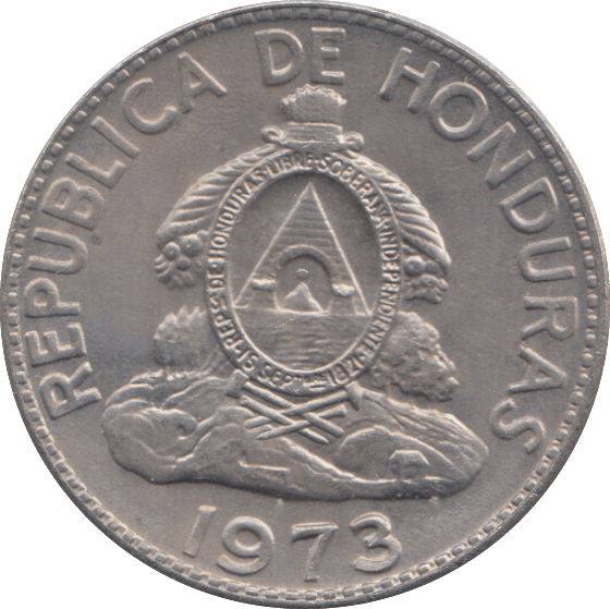 1973 50 CENTAVOS HONDURAS - WORLD COINS - Cambridgeshire Coins