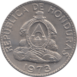 1973 50 CENTAVOS HONDURAS - WORLD COINS - Cambridgeshire Coins