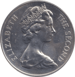 1973 BU 25 PENCE ST. HELENA - WORLD COINS - Cambridgeshire Coins