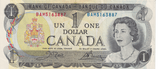 1973 CANADA ONE DOLLAR BANKNOTE REF-1740 - WORLD BANKNOTES - Cambridgeshire Coins