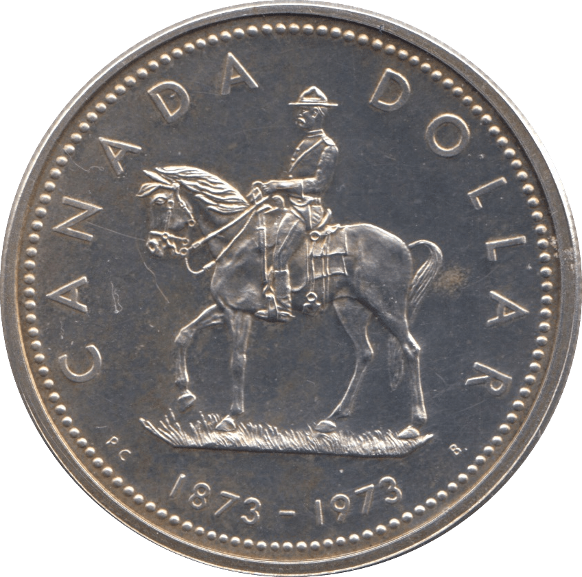1973 CANADA SILVER ONE DOLLAR - SILVER WORLD COINS - Cambridgeshire Coins