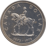 1973 CANADA SILVER ONE DOLLAR - SILVER WORLD COINS - Cambridgeshire Coins