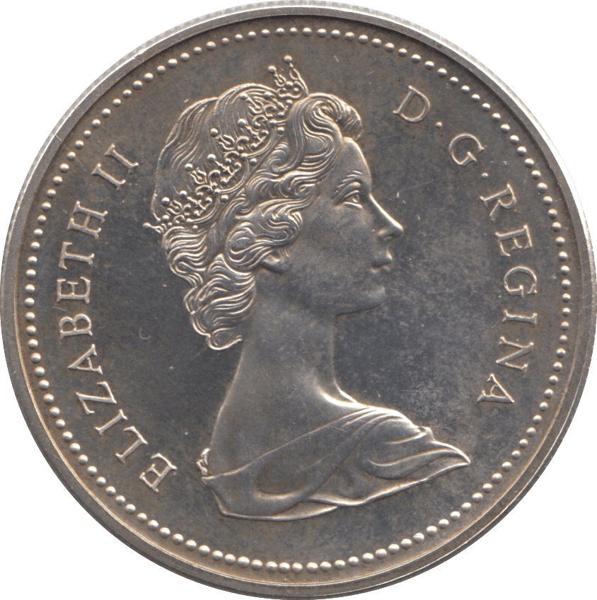 1973 CANADA SILVER ONE DOLLAR - SILVER WORLD COINS - Cambridgeshire Coins
