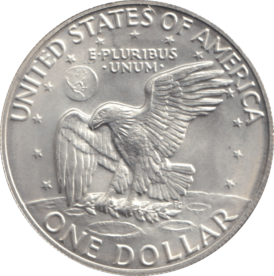 1973 EISENHOWER DOLLAR USA - SILVER WORLD COINS - Cambridgeshire Coins