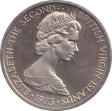 1973 FIFTY CENTS BRITISH VIRGIN ISLANDS - WORLD COINS - Cambridgeshire Coins