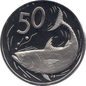 1973 FIFTY CENTS COOK ISLANDS ( PROOF ) - WORLD COINS - Cambridgeshire Coins