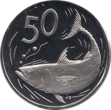 1973 FIFTY CENTS COOK ISLANDS ( PROOF ) - WORLD COINS - Cambridgeshire Coins
