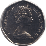 1973 FIFTY PENCE - WORLD COINS - Cambridgeshire Coins