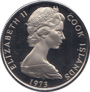 1973 FIVE CENT COOK ISLANDS ( PROOF ) - WORLD COINS - Cambridgeshire Coins