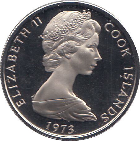 1973 FIVE CENT COOK ISLANDS ( PROOF ) - WORLD COINS - Cambridgeshire Coins