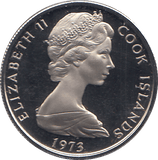 1973 FIVE CENT COOK ISLANDS ( PROOF ) - WORLD COINS - Cambridgeshire Coins